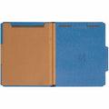 Smead 2/5 Tab Cut Letter Recycled Classification Folder, Dark Blue, 8 1/2" Width x 11" Length, 10 / Box, SMD14062