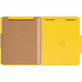 Smead 2/5 Tab Cut Letter Recycled Classification Folder, Yellow, 8 1/2" Width x 11" Length, 10 / Box, SMD14064