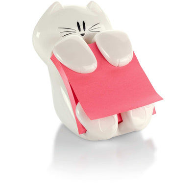 3M Post-it Notes Cat Dispenser, White, MMMCAT330