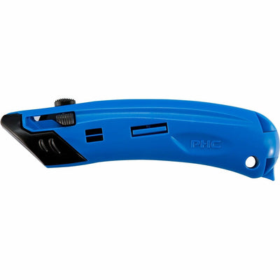 Pacific Handy Cutter Safety First System Pacific EZ4 Self-retractable Guarded Safety Cutter, Blue, PHCEZ4