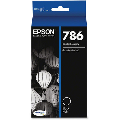 Epson DURABrite Ultra 786 Original Standard Yield Inkjet Ink Cartridge - Black -, EPST786120-S