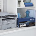 Brother TN660 Original High Yield Laser Toner Cartridge - Black -, BRTTN660