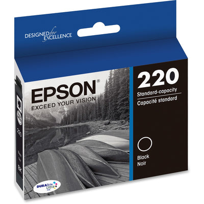 Epson DURABrite Ultra T220120 Original Standard Yield Inkjet Ink Cartridge - Black -, EPST220120S