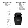 Fellowes AutoMax 150C Hands Free Paper Shredder, Black, FEL4680001