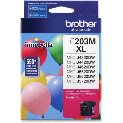 Brother Innobella LC203M High Yield Inkjet Ink Cartridge - Magenta -, BRTLC203M