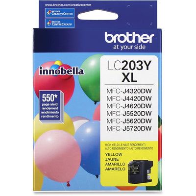 Brother Innobella High Yield Inkjet Ink Cartridge - Yellow -, /PK 5PK/BX 4BX/CT — view 1