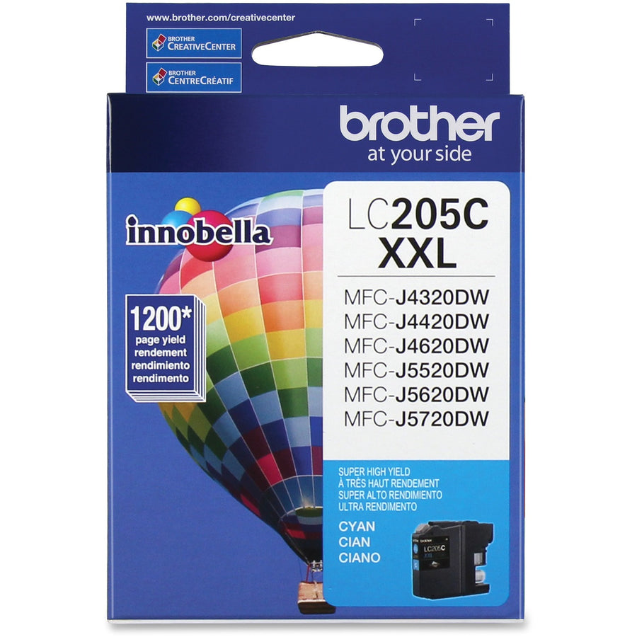 Brother Innobella Inkjet Ink Cartridge - Cyan -, /PK 5PK/BX 4BX/CT — view 1