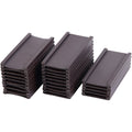 Bi-silque S.A MasterVision 2"x1" Magnetic Data Cards, Black, 1 Pack, BVCFM1310