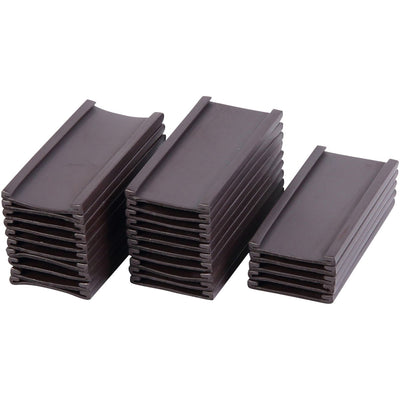 Bi-silque S.A MasterVision 2"x1" Magnetic Data Cards, Black, 1 Pack, BVCFM1310