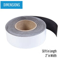 Bi-silque S.A MasterVision Magnetic Dry Erase Roll, 1 Roll, BVCFM2118