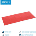 Bi-silque S.A MasterVision 2" Magnetic Dry Erase Strips, Red, 1 Pack, BVCFM2404