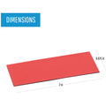 Bi-silque S.A MasterVision 2" Magnetic Dry Erase Strips, Red, 1 Pack, BVCFM2404