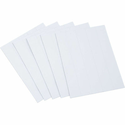 Bi-silque S.A MasterVision 6" Magnetic Dry Erase Strips, White, 1 Pack, BVCFM2518