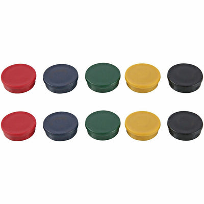 Bi-silque S.A MasterVision Planning Board Super Magnets, Gray, 10 / Pack, BVCIM140909