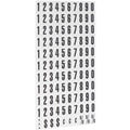 Bi-silque S.A MasterVision Magnetic numbers, Black, 110 / Pack, BVCKT2020
