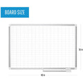 Bi-silque S.A MasterVision 2" Grid Magnetic Gold Ultra Board Kit, BVCMA0592830A