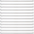 Genuine Joe Jumbo Translucent Straight Straws, Clear, 12 / Carton, GJO58925CT