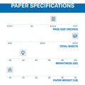 International Paper Company Hammermill Copy Plus Paper - White, 8 1/2" x 14", 10 / Carton, HAM105015CT