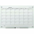 ACCO Quartet Infinity Glass Glass Dry-Erase Calendar Board, White, QRTGC2418F