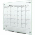 ACCO Quartet Infinity Glass Glass Dry-Erase Calendar Board, White, QRTGC2418F