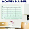 ACCO Quartet Infinity Glass Glass Dry-Erase Calendar Board, White, QRTGC2418F