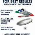 ACCO Quartet Infinity Glass Magnetic Calendar Board, White, 36", QRTGC3624F