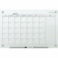 ACCO Quartet Infinity Glass Magnetic Calendar Board, White, 36", QRTGC3624F