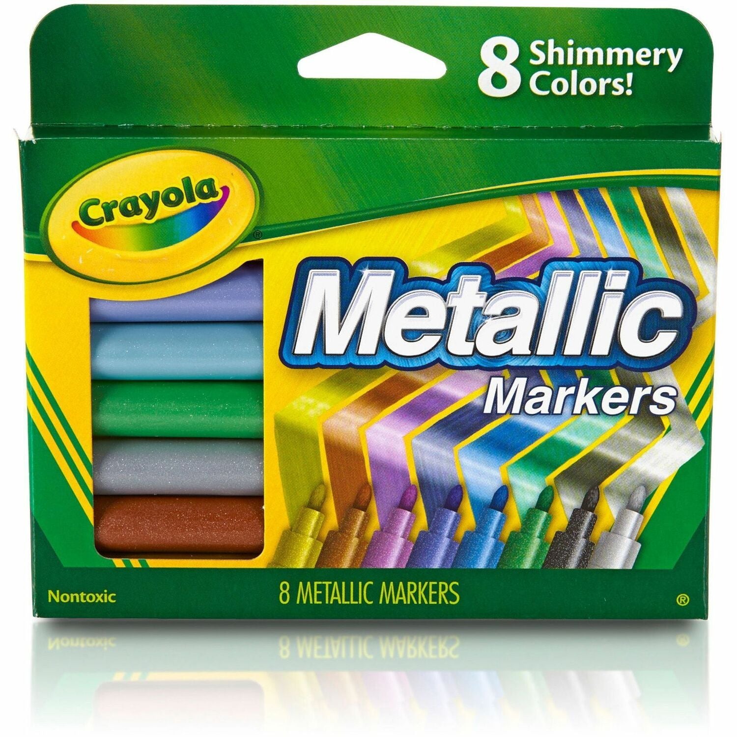 Crayola 8-color Metallic Markers, 1 Set