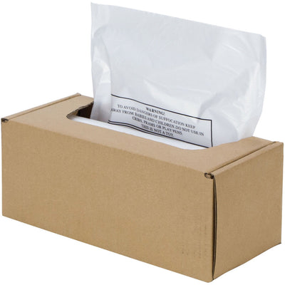 Fellowes AutoMax 500C/300CL Shredder Waste Bags, Opaque, 1 Carton — view 1