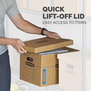 Bankers Box SmoothMove Classic Kit, Small/Medium Boxes, 1 Carton