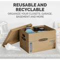 Fellowes Bankers Box SmoothMove Classic Kit, Small/Medium Boxes, Kraft, 12 / Carton, FEL7716401