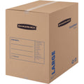 Fellowes Bankers Box SmoothMove Basic Large Moving Boxes, Black, 15 / Carton, FEL7714001