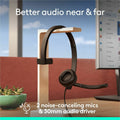 Logitech USB Headset Mono H570e, 1, LOG981000570