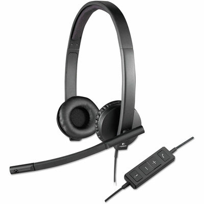 Logitech USB Headset Stereo H570e, Black, 1, LOG981000574