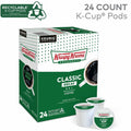 Keurig Dr Pepper . Krispy Kreme K-Cup, Pod Classic Decaf Coffee, Keurig Single Serve K-Cup Pods, 24 Count, 24 / Box, GMT6111