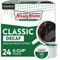 Keurig Dr Pepper . Krispy Kreme K-Cup, Pod Classic Decaf Coffee, Keurig Single Serve K-Cup Pods, 24 Count, 24 / Box, GMT6111