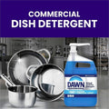 Procter & Gamble Dawn Manual Pot/Pan Detergent, Blue, 4 / Carton, PGC57445CT