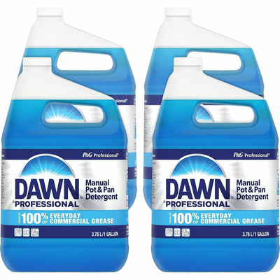 Procter & Gamble Dawn Manual Pot/Pan Detergent, Blue, 4 / Carton, PGC57445CT