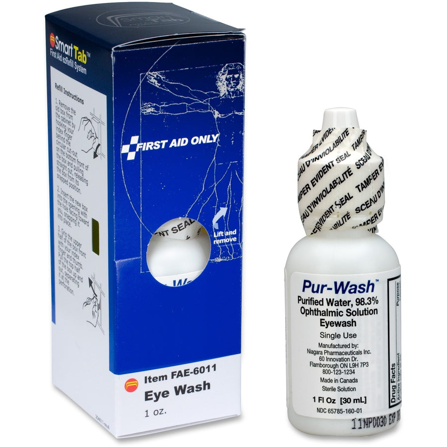First Aid Only Pur-Wash Eyewash, 1 / Box, FAOFAE-6011