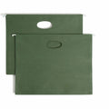 Smead Letter Recycled Hanging Folder, Standard Green, 8 1/2" Width x 11" Length, 10 / Box, SMD64226
