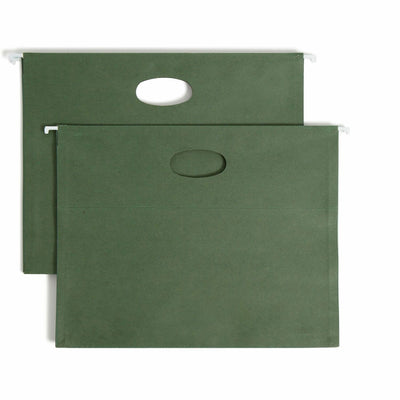 Smead Letter Recycled Hanging Folder, Standard Green, 8 1/2" Width x 11" Length, 10 / Box, SMD64226