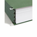 Smead Letter Recycled Hanging Folder, Standard Green, 8 1/2" Width x 11" Length, 10 / Box, SMD64226