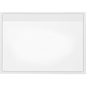 TOPS Cardinal HOLD IT Self-Adhesive Polypropylene Pockets, Clear, 6" Width x 4" Length, 100 / Box, CRD21160CB