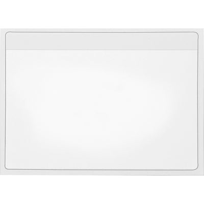 TOPS Cardinal HOLD IT Self-Adhesive Polypropylene Pockets, Clear, 6" Width x 4" Length, 100 / Box, CRD21160CB