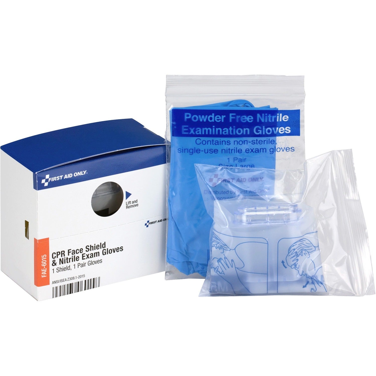 First Aid Only CPR Shield Pack, 1 Each
