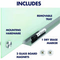 ACCO Quartet Infinity Glass Dry-Erase Whiteboard, QRTG9648W