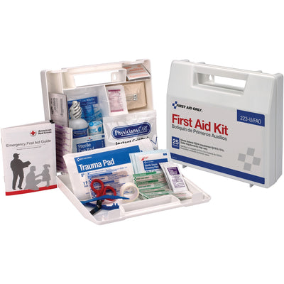 First Aid Only 25 Person Bulk First Aid Kit, White, FAO223-U/FAO