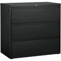 Lorell Fortress Series Lateral File, Charcoal, LLR60405