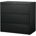 Lorell Fortress Series Lateral File, Charcoal, LLR60405