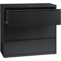 Lorell Fortress Series Lateral File, Charcoal, LLR60405